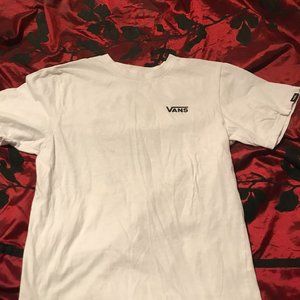 Vans Boys T-Shirt Size L 12-14 White in Color Never Worn